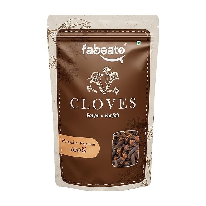 Fabeato Natural Premium Whole Cloves (Laung) For Indian Cooking 200Gm| Whole Spices | Fresh & Pure Whole Cloves (Laung)| Aromatic & Flavourful | Lavangam
