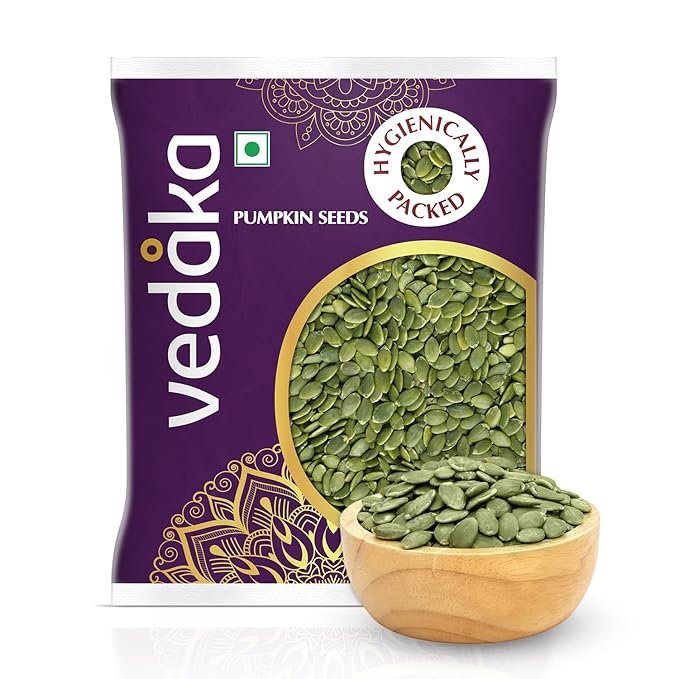 Amazon Brand - Vedaka Premium Raw Pumpkin Seeds | 200 Gram | Rich Source Of Fibre